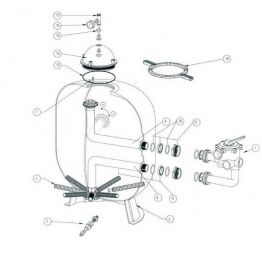 Couvercle pour filtre Triton 2
