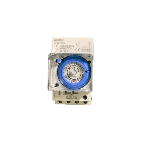Horloge rail pour coffret électrique de piscine
