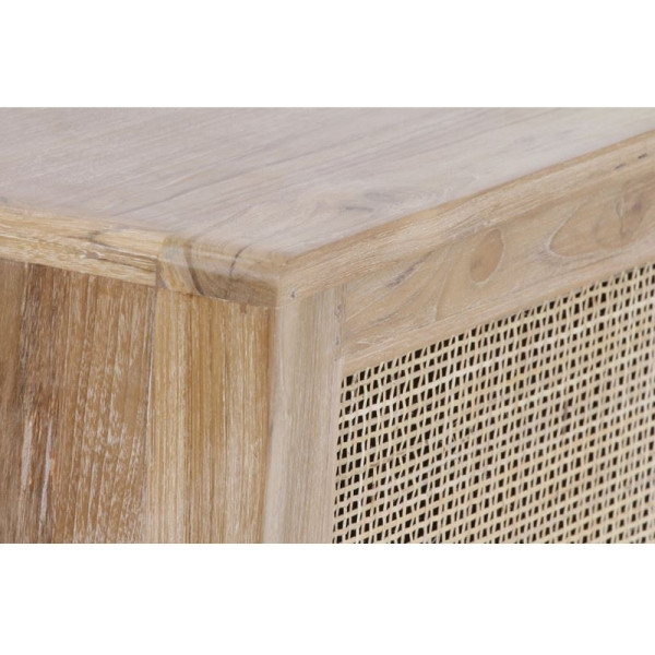 Buffet Archi 1 porte coulissante 3 tiroirs - teck massif