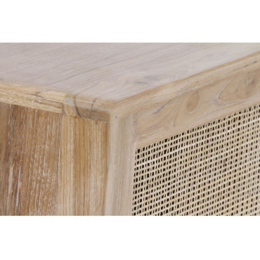 Buffet Archi 1 porte coulissante 3 tiroirs - teck massif