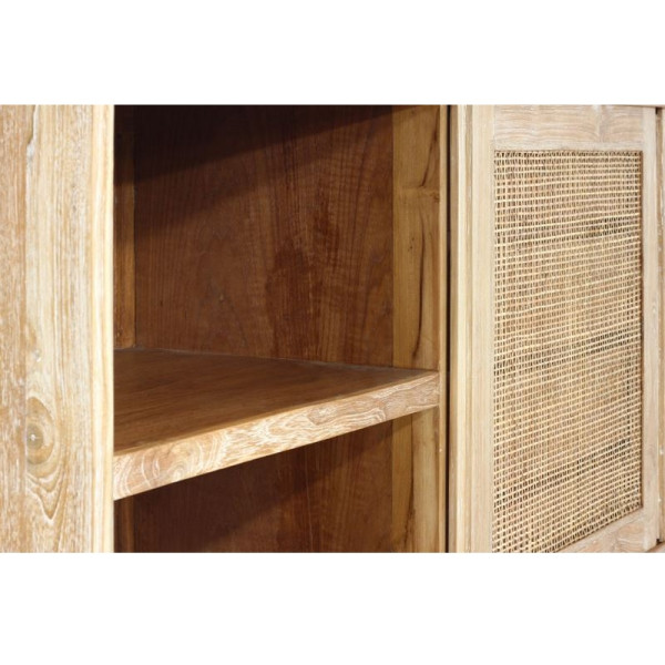 Buffet Archi 2 portes coulissantes 4 tiroirs - teck massif
