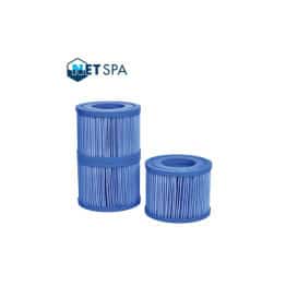 Lot de 3 cartouches de filtration pour spa Net Spa