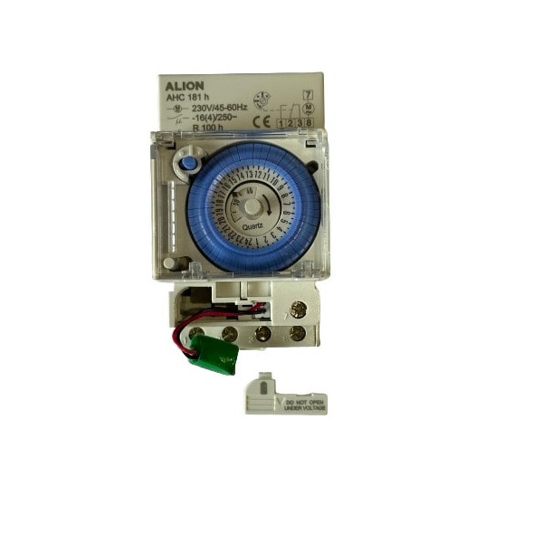 Horloge rail pour coffret électrique de piscine, réserve de marche