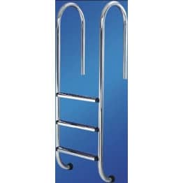 Echelle piscine droite 2 marches INOX
