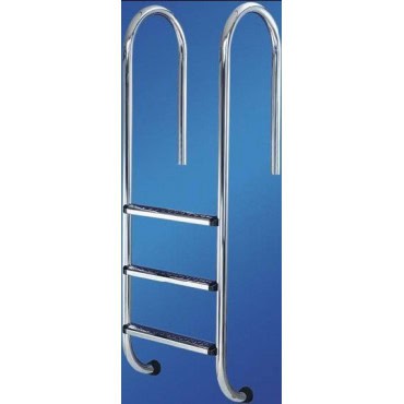 Echelle piscine droite 4 marches INOX