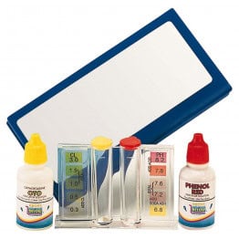 Trousse d'analyse piscine  chlore et ph liquide