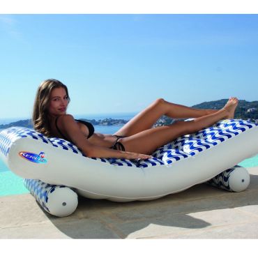 Matelas gonflable modèle recto verso graphic