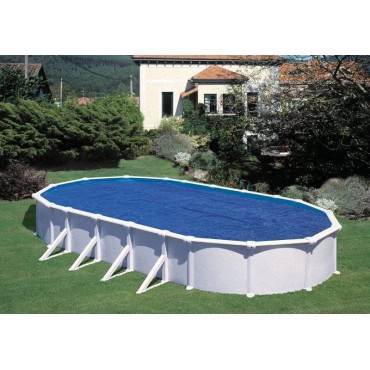 Bâche à bulles été pour piscine ovale - 2