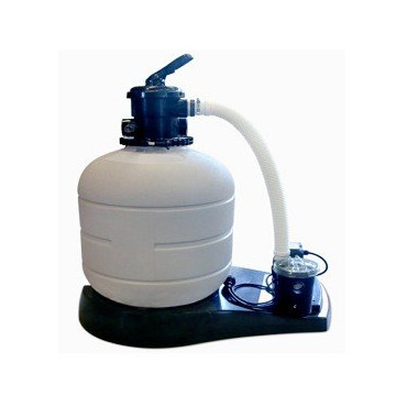 Kit piscine hors sol acier ovale HAITI - Filtre à sable