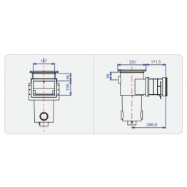 Skimmer AQUAREVA petite meurtrière standard 2
