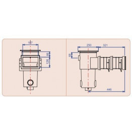 Skimmer AQUAREVA petite meurtrière standard 2