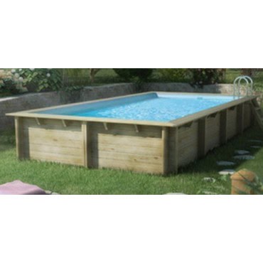 Piscine WEVA rectangulaire 6,54m x 3,54m x 1,33m