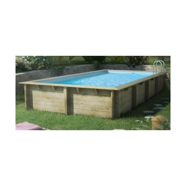 Piscine WEVA rectangulaire 6,54m x 3,54m x 1,33m