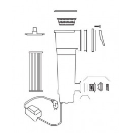 Skimmer motorisé 3,8 m3/h 2