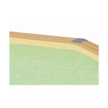 Piscine Océa 860 x 470 x 130 cm liner bleu