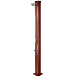 Douche solaire 32L aspect bois ronde RP