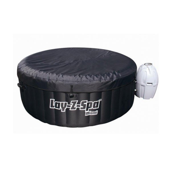 Spa gonflable 2/4 places bache Miami Lay-Z Bestway 