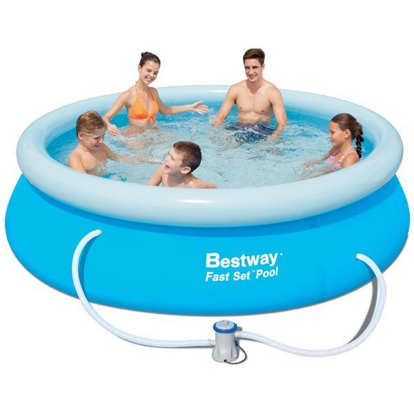 Piscine autoportante ronde filtre à cartouche
