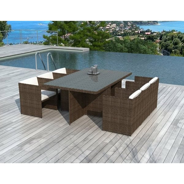 Ensemble de jardin Hawaï choco 3