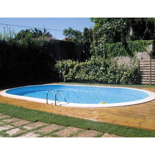 Piscine enterrée ovale - 1