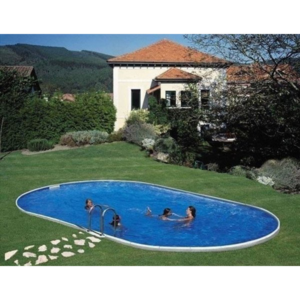 Piscine enterrée ovale - 2