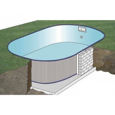 Kit piscine enterrée ovale - 3