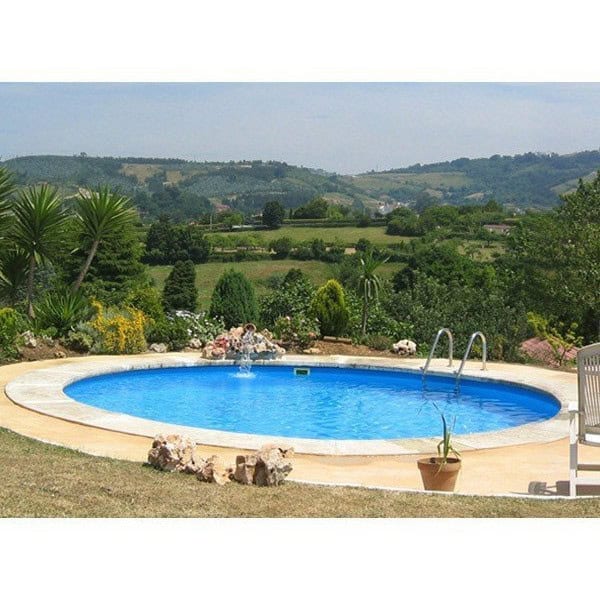 Kit piscine enterrée ronde avec filtre à sable H150cm