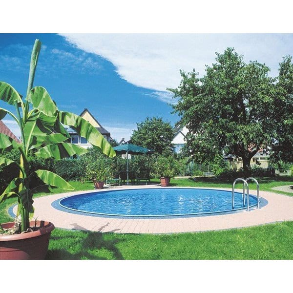Kit piscine enterrée ronde avec filtre à sable H120cm