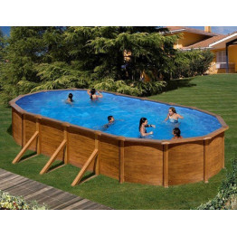 Kit piscine hors sol acier ovale PACIFIC 730