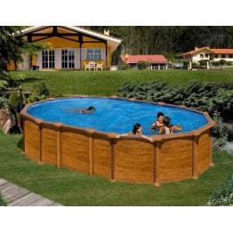 Kit piscine hors sol acier ovale AMAZONIA - 730 2