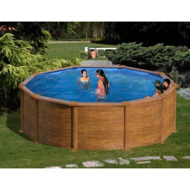 Kit piscine hors sol acier ronde MAURITIUS- 460/350