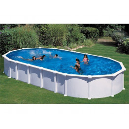 Kit piscine hors sol acier ovale HAITI - 1000/915