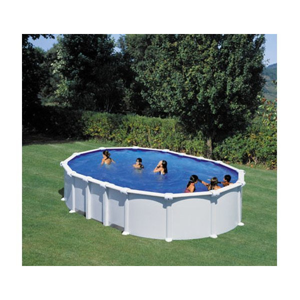 Kit piscine hors sol acier ovale HAITI - 730/610