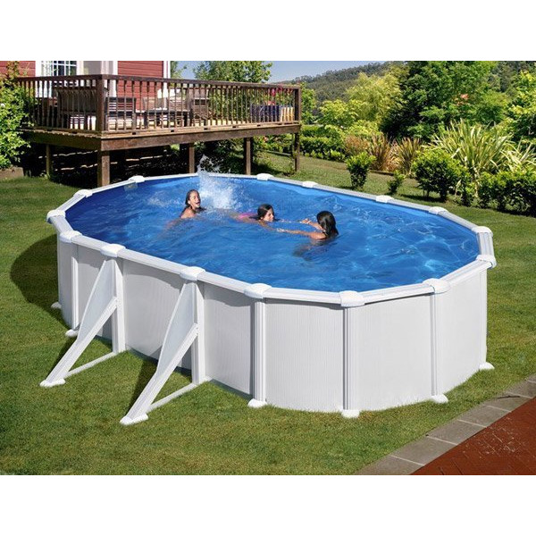 Kit piscine hors sol acier ovale ATLANTIS - 610/500