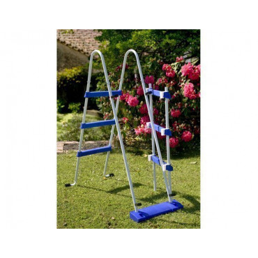Kit piscine hors sol acier ovale FIDJI - Echelle de sécurité 2