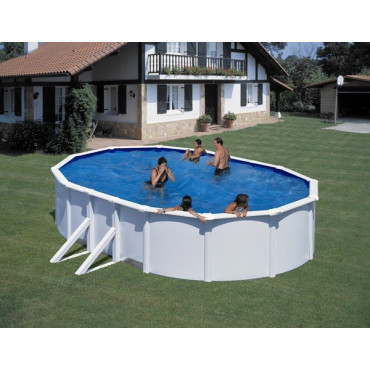 Kit piscine hors sol acier ovale FIDJI - 610/500