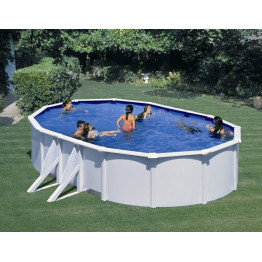 Kit piscine hors sol acier ovale BORA BORA - 610