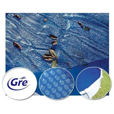 Bâche à bulles été pour piscine ovale - 1