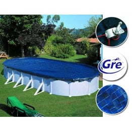 Bâche hivernage piscine ovale