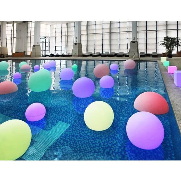 Boule lumineuse multicolore sur batterie - 7