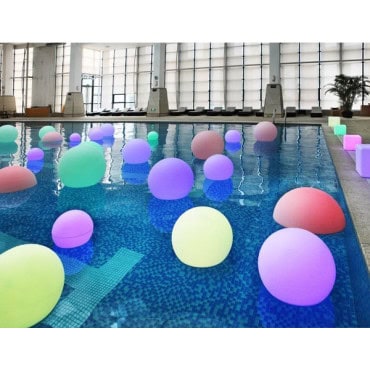 Boule lumineuse multicolore sur batterie - 7
