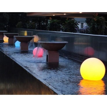 Boule lumineuse multicolore sur batterie - 3