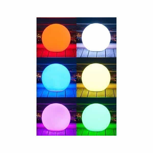 Boule lumineuse multicolore sur batterie - 2