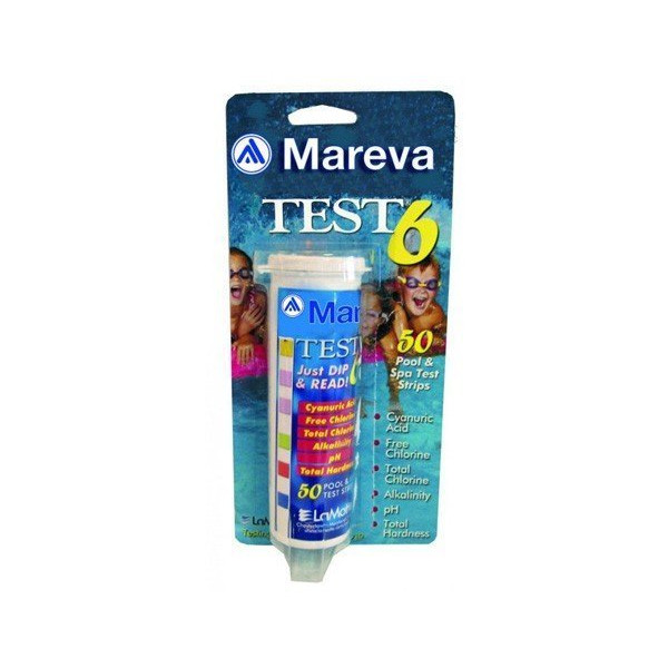 Languettes d'analyse eau de piscine Mareva