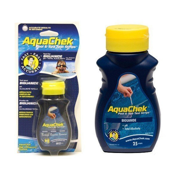 Bandelettes Aquachek analyse eau sans chlore