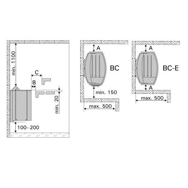 Poêle Véga de 4,5 à 8 kW
