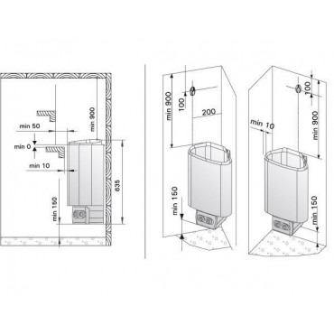 Poêle électrique Delta 3,6 kW