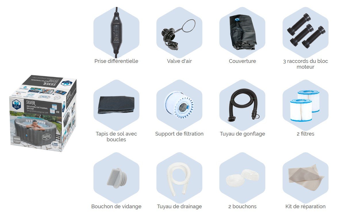 equipement spa silver