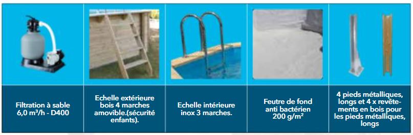 Equipement piscine Ubbink Azura 505x350