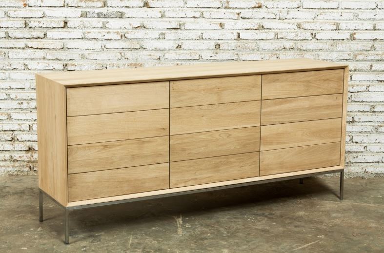 Buffet Kubico 2 portes 3 tiroirs Delorm